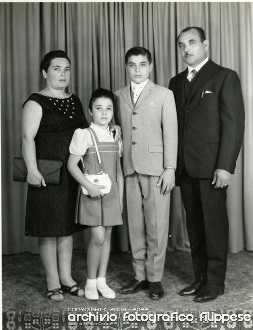 foto di famiglia in studio